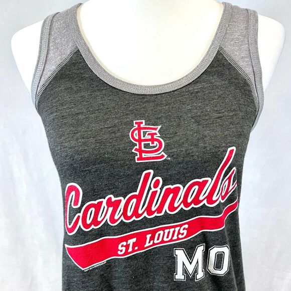 St Louis Cardinals two tone gray graphic tank size small - Picture 2 of 4
